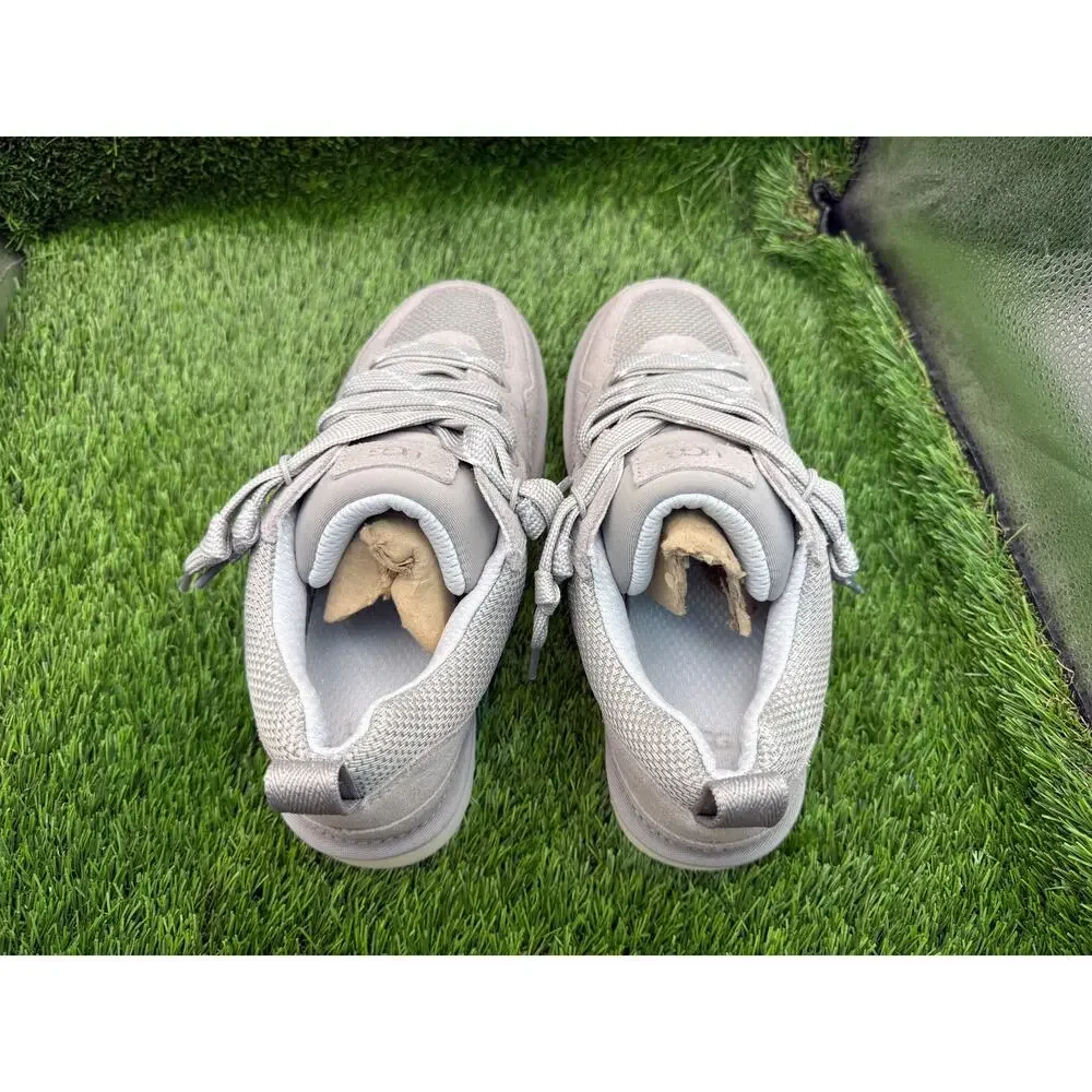 UGG Lo Lowmel 1168890BLK Athletic Sneaker Women's 8 Beige Suede Running Sports